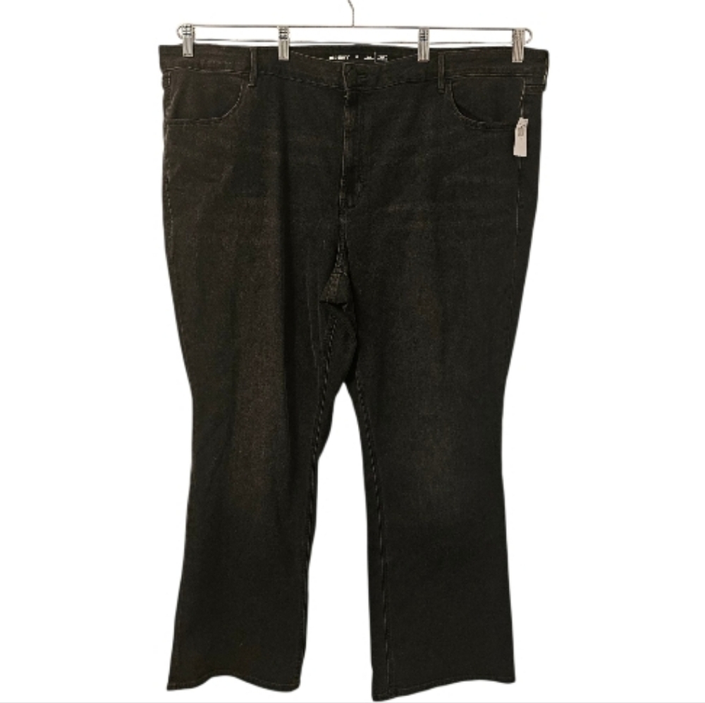 Black Old Navy Women's Mid-Rise Wow Boot-Cut Jeans